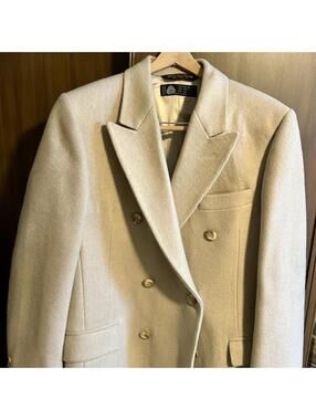 Men's Vintage Camel Wool Overcoat The American Male Size L